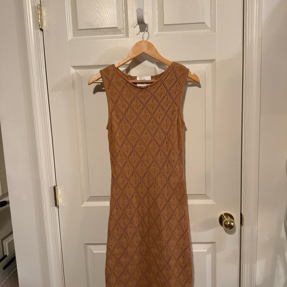 NWT Paper Heart Knit Maxi Dress
